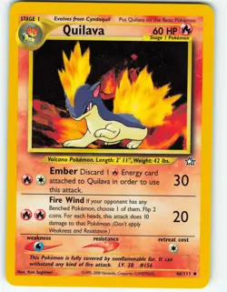 Quilava - 46/111 Neo Genesis - Pokemon TCG - 2000 - Image 1