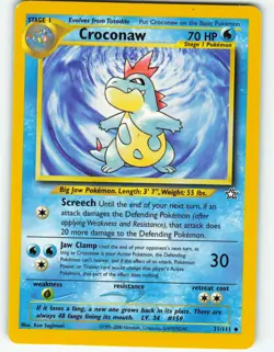 Croconaw #31 - Neo Genesis - Pokemon TCG - Image 1