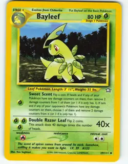 Bayleef - 29/111 Neo Genesis - Pokemon TCG - 2000 - Image 1