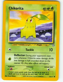 Chikorita - 53/111 Neo Genesis - Pokemon TCG - 2000 - Image 1