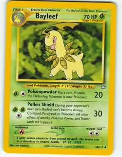 Bayleef - 28/111 Neo Genesis - Pokemon TCG - 2000 - Image 1