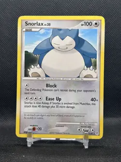 Snorlax Non-Holo Pokemon Diamond & Pearl 2007 #37/130 - Image 1