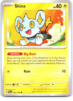 Shinx 068/193 Common Paldea Evolved Pokemon Near Mint - Image 1