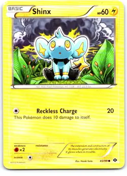 Shinx 43/99 Common Next Destinies Pokemon Near Mint - Image 1