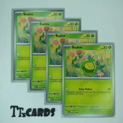 Budew 016/217 REGULAR x4 Playset 4x Pokemon TCG ME Ascended Heroes ASC - Image 1