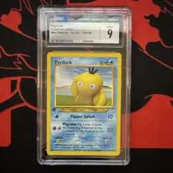 Pokemon TCG Psyduck 79/105 Neo Destiny 1st Edition Regular English CGC 9 - Image 1