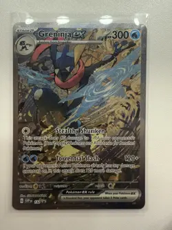 Pokemon - Greninja ex 132 Scarlet & Violet - Holo Black Star Promo - NM - Image 3