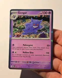 Gengar 094/165 Holo Rare Pokemon NM - Image 3