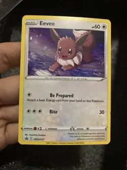 Eevee #SWSH127 Sword & Shield Black Star Promo Cosmos Holo Pokemon TCG - Image 2