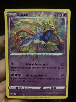 Zacian 82/185 Vivid Voltage Near Mint Pokemon 2020 Card Amazing Rare - Image 2