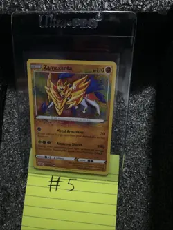 Zamazenta 102/185 Amazing Rare Vivid Voltage Pokemon Near Mint 2020 - Image 1