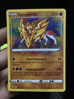 Zamazenta 102/185 Amazing Rare Vivid Voltage Pokemon Near Mint 2020 - Image 2