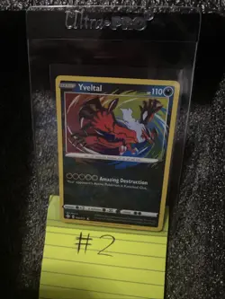 Yveltal 46/72 Shining Fates Amazing Rare Holo Pokemon TCG NM - Image 1