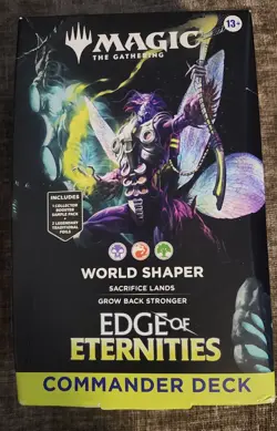 Magic the Gathering-Edge of Eternities Commander Deck - World Shaper SEALED - Image 1