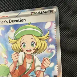 Pokemon TCG Bianca's Devotion 197/162 Temporal Forces Full Art Trainer Holo Card - Image 4