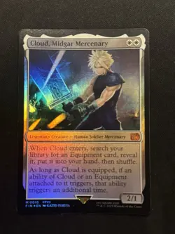 Cloud, Midgar Mercenary Final Fantasy Foil - Image 1