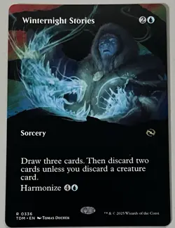 MTG Tarkir: Dragonstorm Winternight Stories Sorcery RARE REGULAR #0336 - Image 1