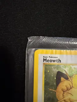 2000 Pokemon Meowth #10 Black Star Promo Game Boy Holo - FACTORY SEALED - Image 4
