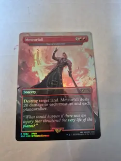 Meteorfall - Star of Extinction (Rainbow Foil) Secret Lair Drop Foil - Image 1