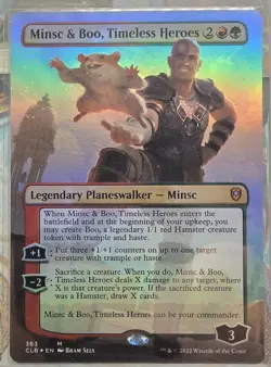 Minsc & Boo, Timeless Heroes (Borderless) Commander Legends, Foil - Image 1