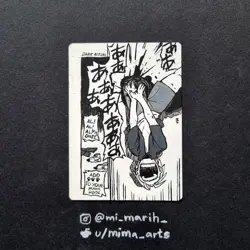 Dark Ritual - Hand Painted Altered MtG - FMAB - Human Transmutation - mi_marih - Image 1