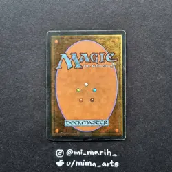 Dark Ritual - Hand Painted Altered MtG - FMAB - Human Transmutation - mi_marih - Image 2