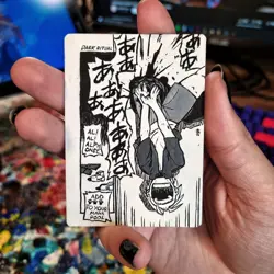 Dark Ritual - Hand Painted Altered MtG - FMAB - Human Transmutation - mi_marih - Image 3