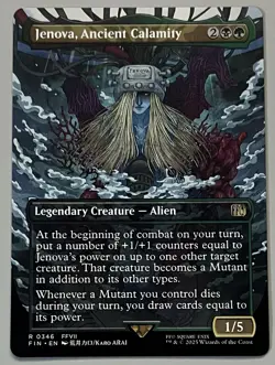 MTG Final Fantasy Jenova Legendary Creature RARE REGULAR #0346 - Image 1