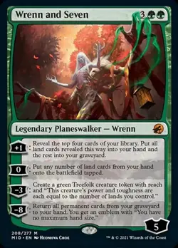 Wrenn and Seven - Foil MID NM MTG - Image 1