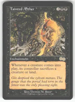 TAINTED AETHER 161 R URZA'S SAGA MAGIC: THE GATHERING NEAR MINT - Image 1