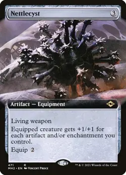 Nettlecyst - Extended Art Modern Horizons 2 NM MTG - Image 1