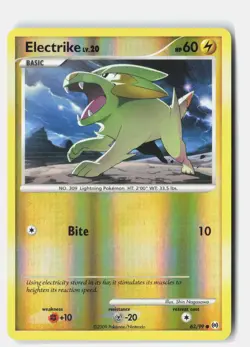 Electrike 63/99 Common Arceus Pokemon Reverse Holo Lightly Played - Image 1