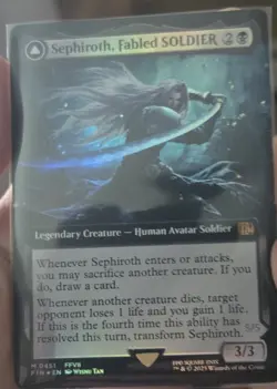 Sephiroth, Fabled SOLDIER (Extended Art) Final Fantasy Foil - Image 1