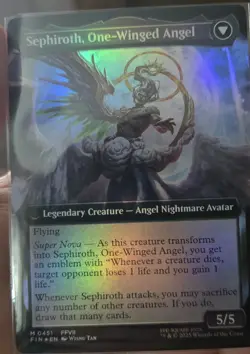Sephiroth, Fabled SOLDIER (Extended Art) Final Fantasy Foil - Image 2