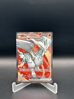 Reshiram ex Full Art Ultra Rare 158/086 White Flare Pokemon TCG Pack Fresh - Image 1
