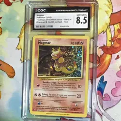 Pokemon Magmar 006/034 CGC 8.5 Holo Trading Card Game Classic (2023) EN - Image 1