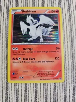 Reshiram BW004 Holographic Black Star Promo Pokemon TCG MP - Image 1