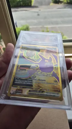 Pokemon TCG 2025 Destined Rivals TEAM ROCKET'S CROBAT EX Hyper Rare #242 ACE 10 - Image 5