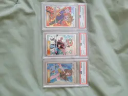 Pokemon Trainer Trio PSA 10 - Red’s Challenge, Blue Tactics & Green Exploration - Image 1