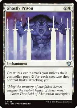 Ghostly Prison - 146 - NM - Commander: Secrets of Strixhaven - Image 1