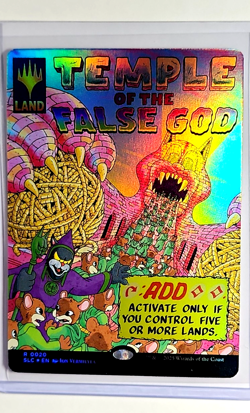 MTG Magic the Gathering Secret Lair Countdown Foil #20 Temple of the False God - Image 1
