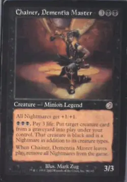 Chainer, Dementia Master - Torment: #56, Magic: The Gathering Nm C252 - Image 1