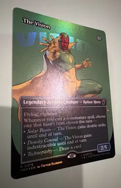 The Vision (Borderless) Marvel Super Heroes Foil Mtg M/NM RARE - Image 1