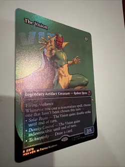 The Vision (Borderless) Marvel Super Heroes Foil Mtg M/NM RARE - Image 2