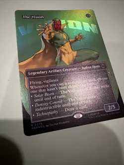 The Vision (Borderless) Marvel Super Heroes Foil Mtg M/NM RARE - Image 4