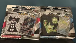 2 Pokemon TCG SV10.5 Black Bolt & White Flare Tech Sticker Collection Bundle New - Image 1