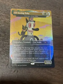 All-Seeing Toby - Sovereign Okinec Ahau, Foil, Secret Lair 2695, Magic MTG - Image 1