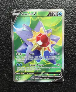 Pokemon TCG - Starmie V 166/189 - Full Art Holo Rare - Astral Radiance *NM/M - Image 1
