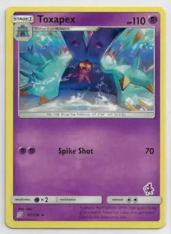 POKEMON TCG Battle Academy S&M - Unified Minds NM RARE #97/236 TOXAPEX +Mareanie - Image 1