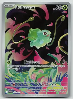 Pokemon Bulbasaur 133/132 Mega Evolution Illustration Rare Holo NM - Image 1